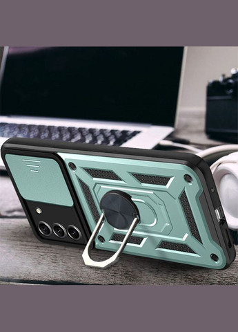 Ударопрочный чехол Camshield Serge Ring для Samsung Galaxy S21+ Green No Brand (340063680)
