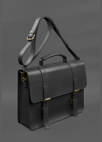 Шкіряна сумка-портфель Porte чорний (A-028784) BlankNote (327874253)