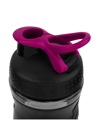Шейкер спортивний (пляшка) BlenderBottle SportMixer Flip 28oz/820ml Black/Pink Blender Bottle (316631217)