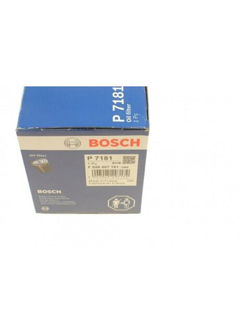 Фильтр масляный двигателя VAG (пр-во ) F026407181 Bosch (366259086)