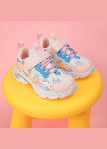 Рожеві осінні дитячі кросівки к007 рожеві Kindzer К-007