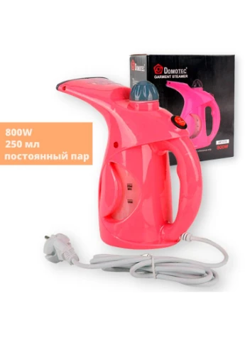 Відпарювач ручний 250 мл MS-5360 рожевий 800W (MS-5360_291) Domotec (392931038)