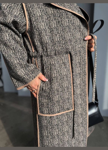 Бежеве демісезонне Пальто Рошель однобортне Mirage