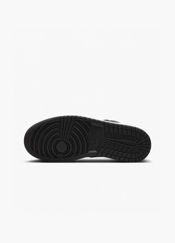 Чорні кросівки чоловічі air jordan 1 low black 553558-075 Nike