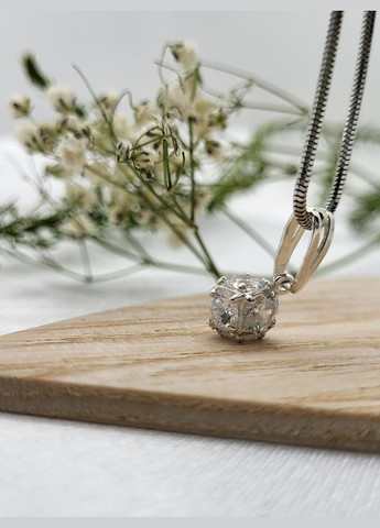 Срібна підвіска підвіс Кулька в каменях срібло 925 проба 1.50г 3160 No Brand (306742024)