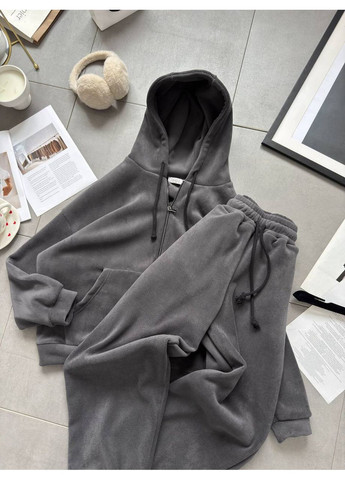 Жіночий теплий костюм із дабл стрейч флісу з капюшоном — ЗАМІРИ В ОПИСІ DK/DL Мода без кордонів (372898293)