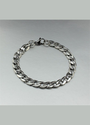 Серебряный мужской комплект браслет + цепочка PTR No Brand (317763321)