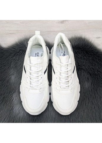 Білі осінні кросівки жіночі демісезонні Dual