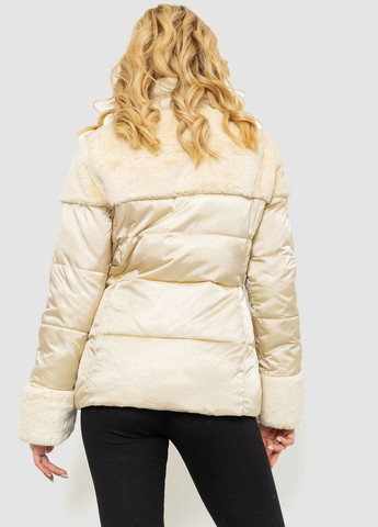 Светло-бежевая демисезонная куртка женская демисезонная, цвет светло-бежевый, Ager