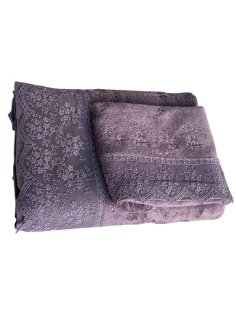 Набор полотенец Jndila Lilac бамбуковые 30-50 см,50-100 см,90-150 см Maison D'or фиолетовый