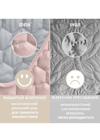 Покривало двостороннє 220х240 см IDEIA Silhouette (303726760)