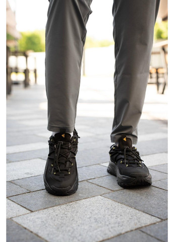 КРОССОВКИ ЖЕНСКИЕ ADIDAS MAXXWAVY MAGIC EARTH STRATA BLACK ORANGE АДИДАС No Brand чёрные демисезоны (367172587)