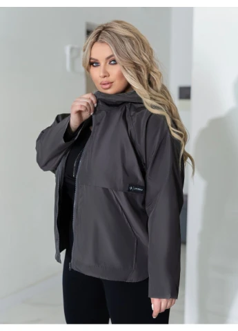 Вітровка жіноча з капюшоном No Brand (382605456}