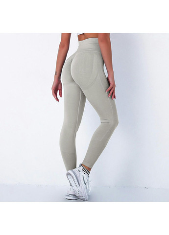 Легінси жіночі спортивні 10925 L сірі Fashion (294067255)