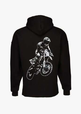 Худи с принтом мужской 2309 Черный shop (2000990779755) No Brand (362901220)