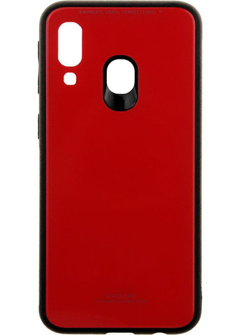 Чехол-накладка Pure Glass Case Samsung Galaxy A40 Red Toto (301472180)