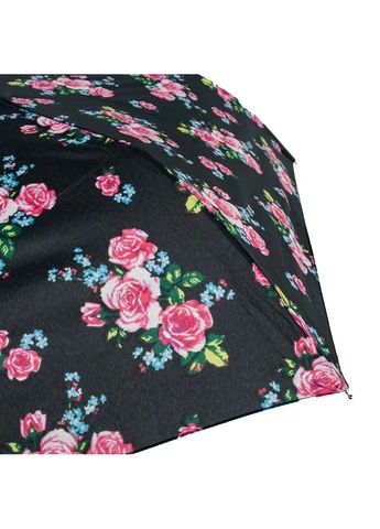 Чорна} парасолька жіноча з трояндами l553 superslim-2 regal rose (царская роза) Fulton (303401119)