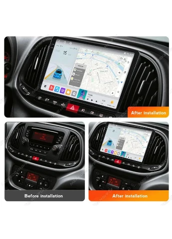 Штатна магнітола MS Fiat Doblo (2015-2019) MS 360° 6Gb+128Gb QleD Mekede Viano (352266775)