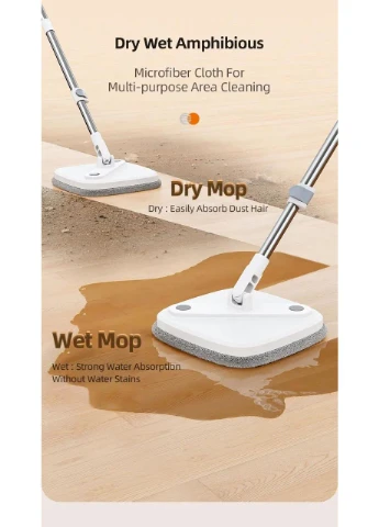 Комплект швабра з відром для миття підлоги Mop with bucket K10, з віджиманням / Складна швабра Digital (391767933)
