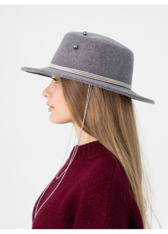 Капелюх вовняний канотьє з ланцюгом D.Hats (369716662)