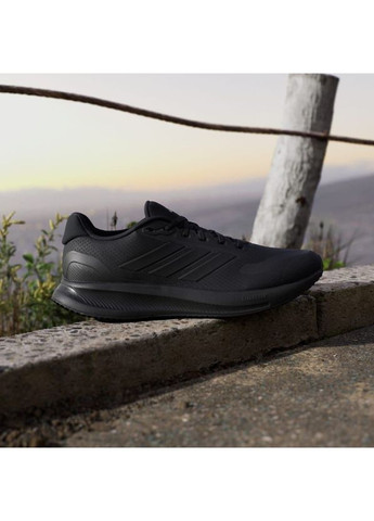 Чорні кросівки адідас чоловічі adidas Runfalcon 5