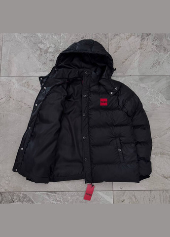 Черная куртка хуго No Brand