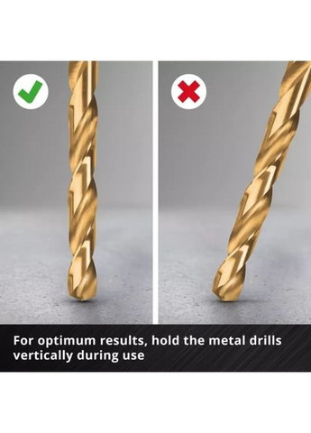 Набір свердел по металу 19 шт + кейс (427019) Einhell (371906369)