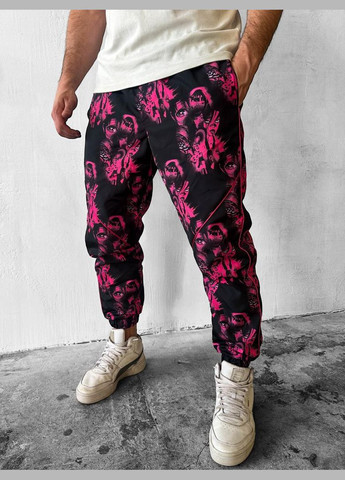 Комбинированные демисезонные брюки No Brand