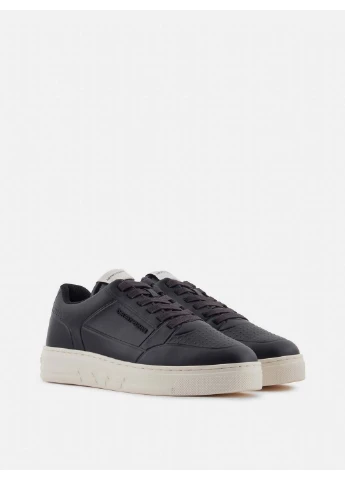 Кеди низькі 9134269 5R388 Emporio Armani чорні демісезони (386014233)