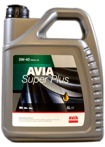 Олія 5w40 5 л Super Plus, API SN/CF Avia (289366954)