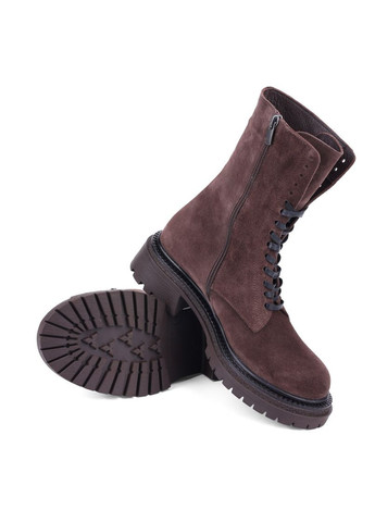 Жіночі Черевики 608-8332-1459 Коричневий Велюр Attizzare (302651637)