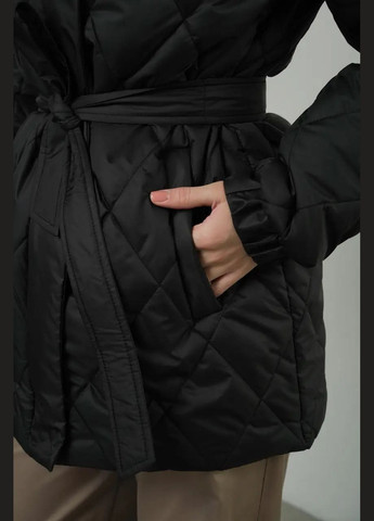 Чорна демісезонна жіноча демісезонна куртка SK