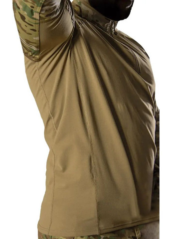 Комбінована лонгслів raid twill/sorona camo/tan Camotec