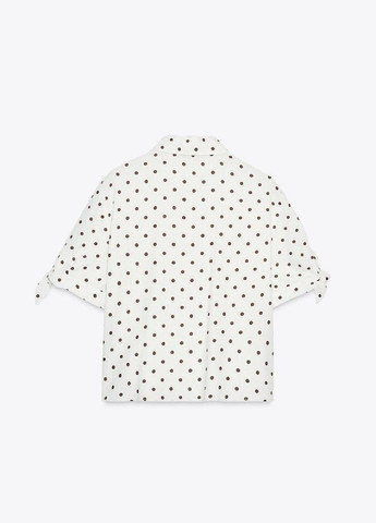 Цветная повседневный рубашка в горошек Zara