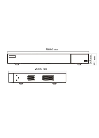 IP-видеорегистратор 16-канальный 16Mp TD-3316H2-B2-B (192-192) (77-00420) TVT (382242999)