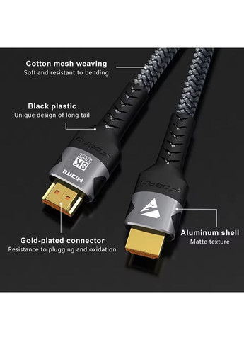 Кабель 8K HDMI 2.1 Ultra High Speed, 1 м Nintendo (372084698)