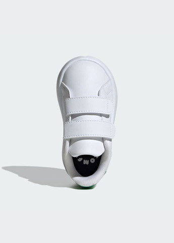 Белые всесезонные кроссовки advantage adidas