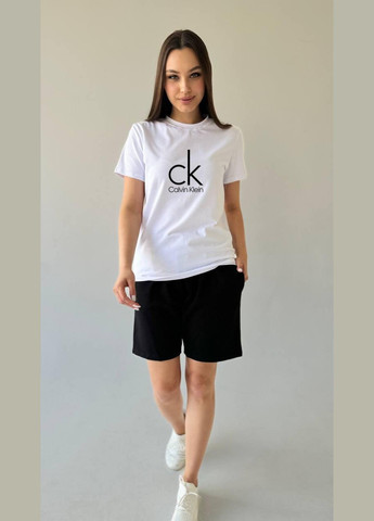 Жіночий літній комплект білий No Brand (367982284)