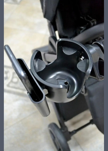 Підстаканник для коляски ME1137 тримач для телефону з поворотним механізмом 2в1 на коляску El Camino (327216050)