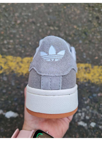 Сірі Осінні кросівки чоловічі adidas campus 00s light grey / white адідас кампус No Brand