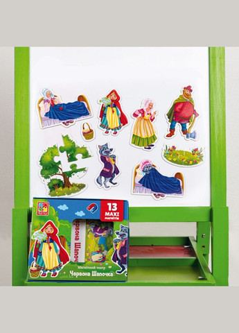 Настольная игра магнитный театр "Красная шапочка" VT3206 52 Укр Vladi toys (364131194)