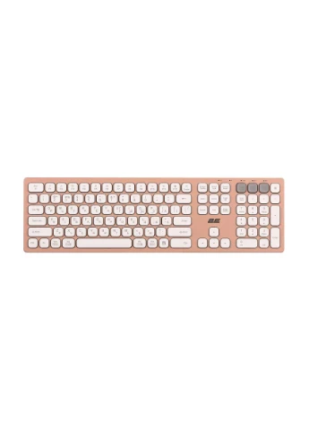 Клавиатура ножничная KS270 109key, WL/BT, EN/UK, розово-белый 2E (393452162)