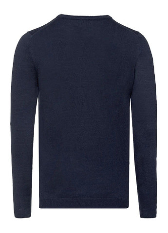 Синий демисезонный свитер мужской тонкой вязки пуловер Livergy