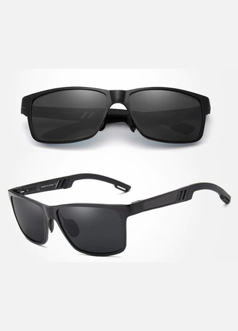 Мужские поляризационные солнцезащитные очки N7180 Black Gray KINGSEVEN (303110859)
