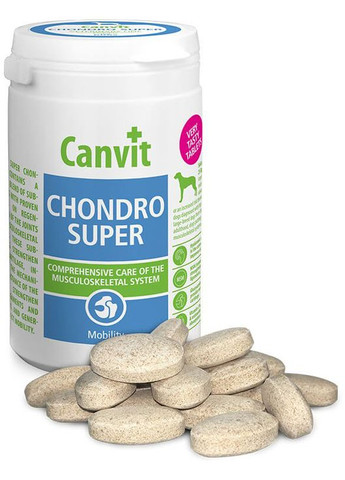 Хондропротектор Chondro Super для собак таблетки 80 шт (8595602508198/8595602544110) Canvit (288576512)