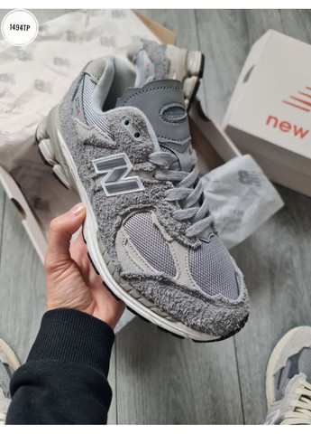 Серые демисезонные кроссовки мужские new balance 2002r protection pack dark gray нью беланс 2002r No Brand