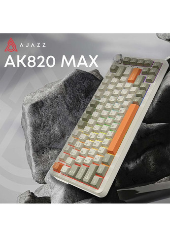 Клавиатура AK820 MAX Flying Fish Switch Retro Colour (AK820MAX-FF-R) Ajazz (357210236)