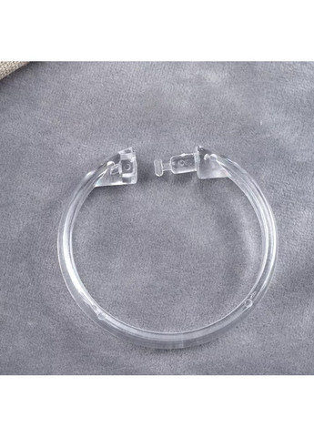 Прозорі кільця для кріплення душової шторки до карнизу Bathlux, пластикові, 12 штук в упаковці No Brand (373017918)