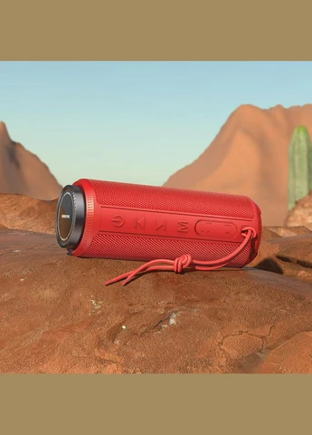Портативна колонка BR22 sports wireless speaker Red Borofone (301090806)
