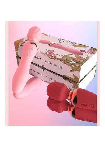 Двусторонний вибратор 'Night Stories' с USB-зарядкой Красный No Brand (366665100)